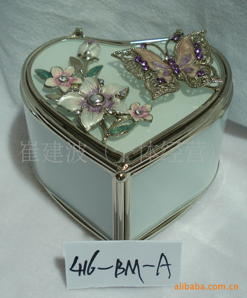 文教办公用品 文件管理用品 文件夹,文件册 潘多拉金色饰品盒/416-bm