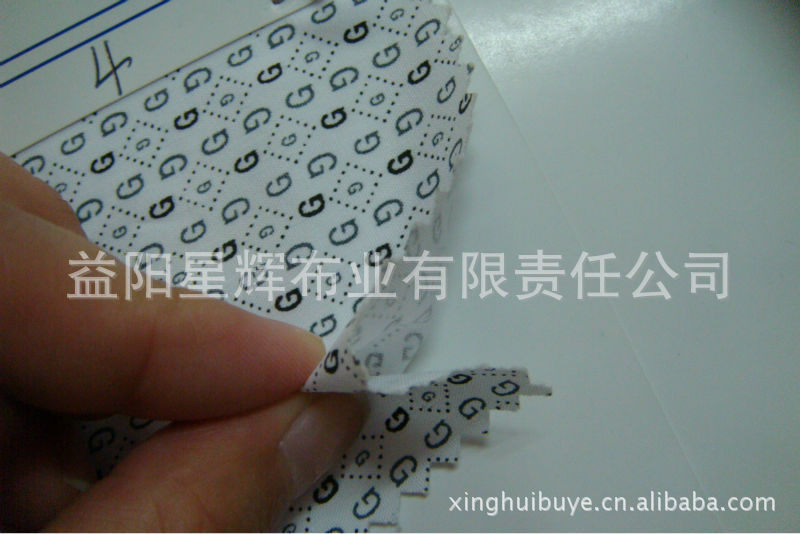 现货供应纯棉英文字母活性印花布,Y043