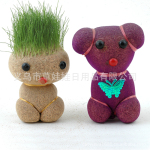 小号草娃娃 长草娃娃/草头娃娃 青草种植 工艺品/创意礼品