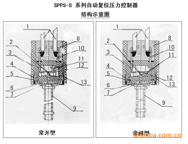 供应汽车空调用-微型压力开关(图)