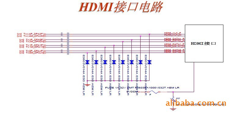 hdmi接口电路保护