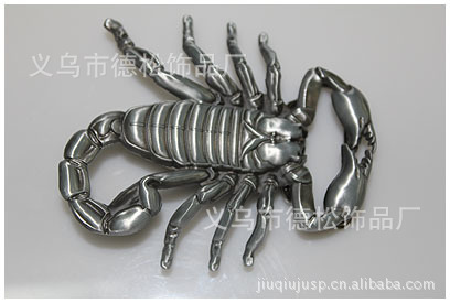 供应流行时尚昆虫腰带扣,新款古怪蝎子皮带扣,男女式板扣,带扣
