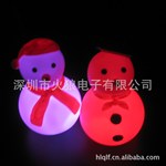 【新款搪胶圣诞雪人】发光搪胶圣诞雪人批发|发光搪胶雪人制造商