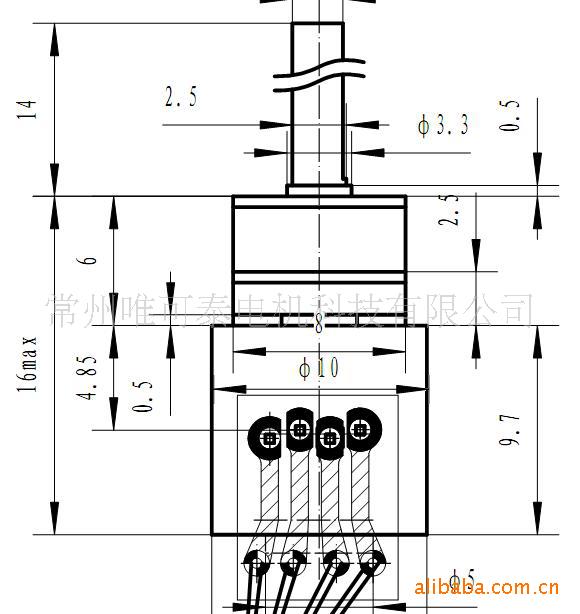 10mm 步进电机 6*8mm 微型减速箱 医疗器械 机器人使用