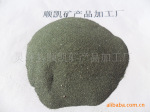 批发供应天然彩砂宝石绿10-200目