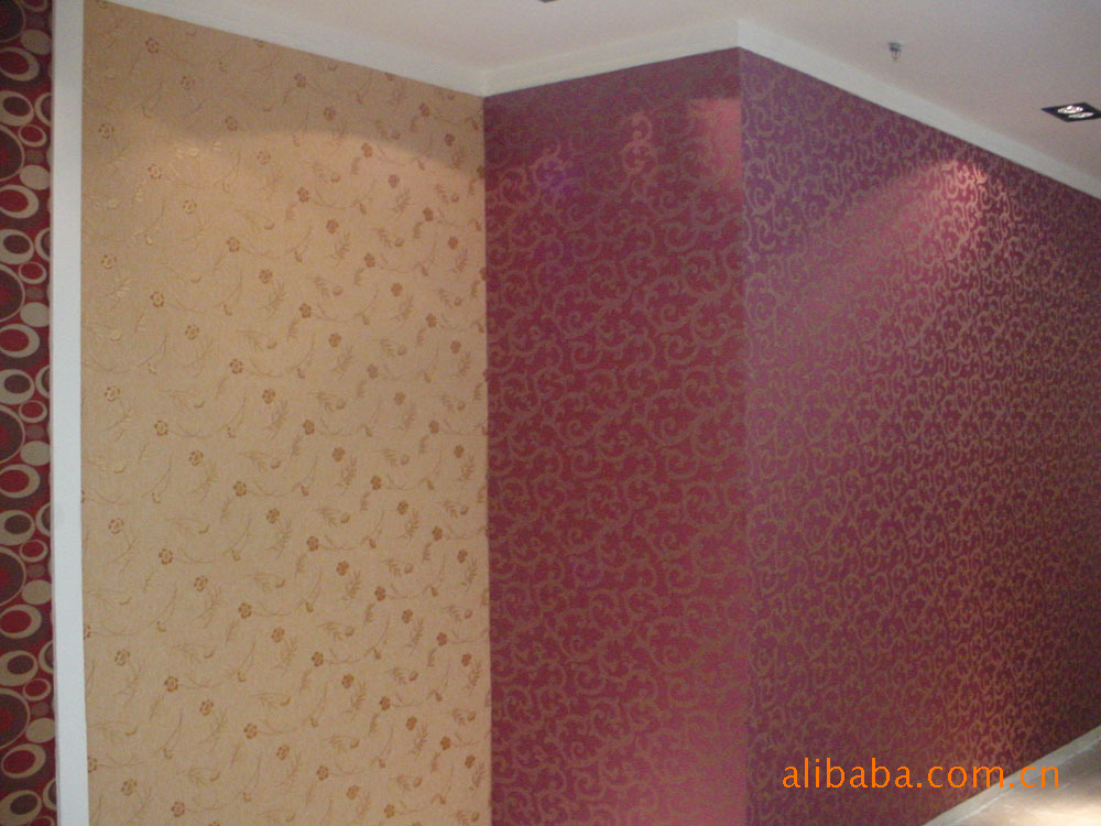 七特丽无缝高级环保D系列壁布（表面采用各种纯布做为表面主材）