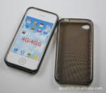 批发供应苹果IPHONE4G/4GS孔雀纹清水套