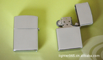 (厂家直销)zippo镜面打火机 光板促销打火机 铁皮亮铬打火机