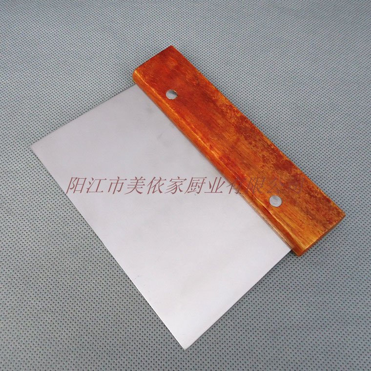 s-058 优质不锈钢刮板红木刮刀,刮板,面粉刮板图片_14
