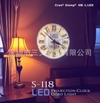 O5 厂家直销S-118 LED投影钟 5-10W LED投影钟
