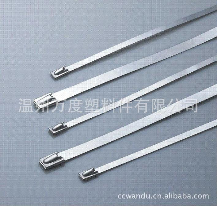 不锈钢滚珠锁紧式扎带