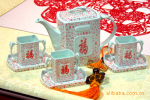万福茶具 恭王府、中华民族珍藏馆收藏 淄博陶瓷 杯子 茶具陶瓷