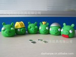 厂家生产 愤怒的小猪 愤怒的小鸟 环保搪胶玩具 储钱罐 礼品赠送