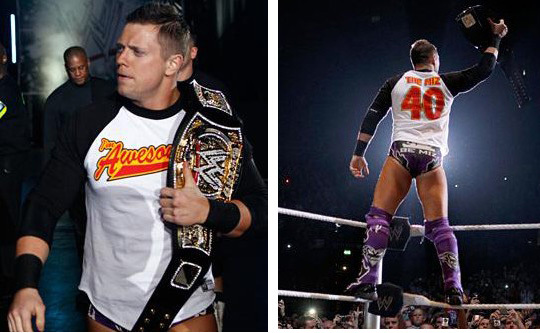 批发wwe服装the miz team awesome 米兹40号白色纯棉中袖t恤