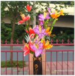 凤凰大牡丹 金粉花 大气富贵装饰花 人造绢花批发