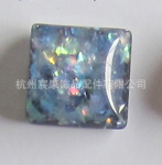 供应七彩树脂贝壳戒指面箱包服饰装饰小饰品配件
