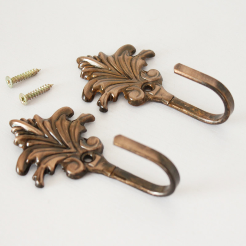 QianSuo Curtain wall hook curtain hook metal hook Maple wall hook