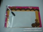 厂家订做供应磁性冰箱贴 软磁留言板 磁性记事板 磁性可擦写字板