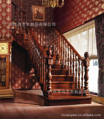 廠家力推紫檀實木樓梯（紫檀樓梯板，樓梯踏步板）