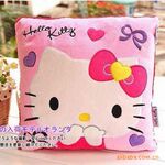 日本原单正版Hello Kitty优质毛绒靠垫/抱枕/靠枕