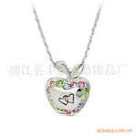 伊泰莲娜 丽晶项链心形落叶萍果73535