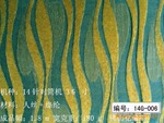 正反针提花针织全棉色织条大提花面料