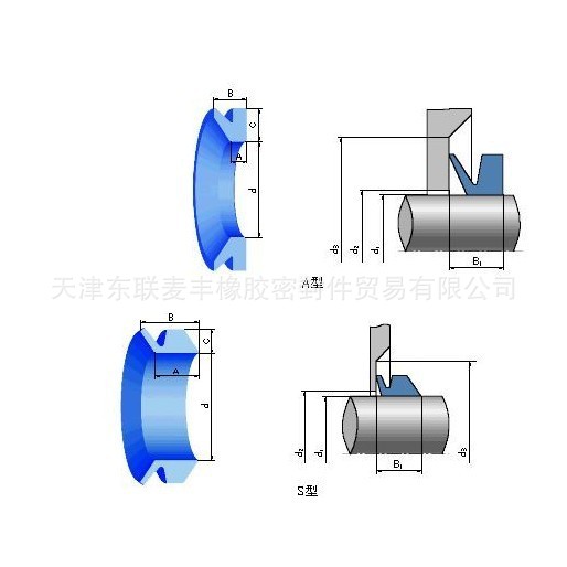 首页 机械及行业设备 密封件 密封垫圈 现货供应 vd/ va/ vs 橡胶水封