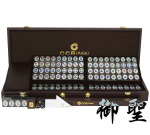 建设银行宫廷麻将(广告麻将) 黑檀木镶嵌贝壳麻将