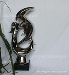 陶瓷工艺品 陶瓷摆件 家居装饰品 陶瓷电镀抽象工艺 S2057