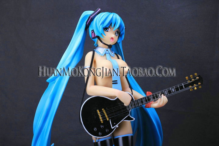 wf2011夏 初音未来 1/4 魔改造吉他演奏版 gk手办 完成品