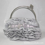 2011爆款玫瑰丝花包*钻石包*晚会包*婚庆包*新娘包*褶皱包