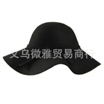 出口欧洲 皇家女帽 贵族淑女帽/礼帽/ 全羊毛大边帽子