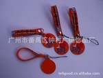 【手机吊饰】圆形卡通可爱 出口日本 PVC植绒布手机屏幕擦挂件