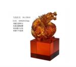琉璃 琉璃龙印章 琉璃商务礼品 匠门琉璃 飞龙在天