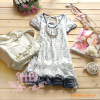2201045蓝灰S码 2012夏装新款 韩版精品女装 新款女装批发