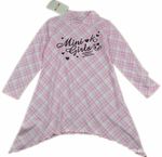 日单童装 MINI-K 女児　パフ袖フェイクTシャツ 童T恤