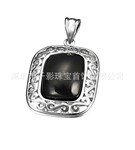千影 供应批发宝石吊坠 项坠 纯银吊坠 时尚仿古 饰品 D160560