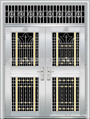对开子母不锈钢门 四开子母不锈钢门 最新款式不锈钢门图片_37