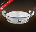 纯银工艺品-纯银制品-银器-大锅-银大锅-纯银大锅