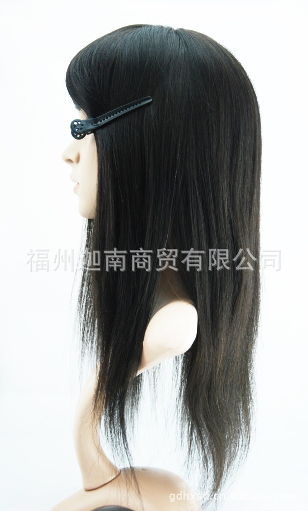 厂家直销 头套 全手织假发 真发假发  真发批发 顶递针头套 