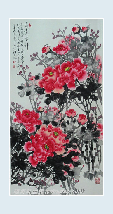 国画牡丹,中国国画家协会副主席阳满弟作品