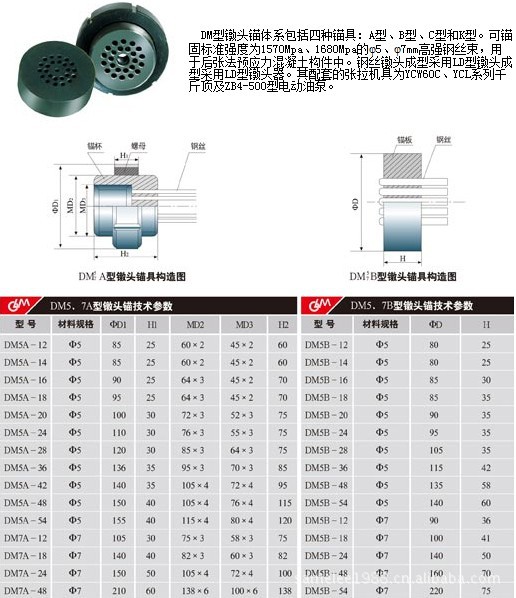 柳州钢绞线拉索锚具生产 价格合理 厂家直销