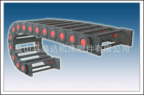 红色扣桥式拖链