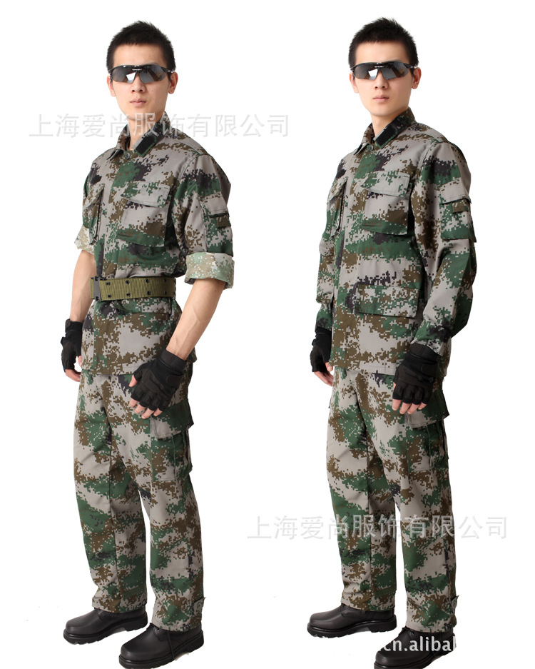 上海厂家定做迷彩服军服 军用迷彩服 迷彩服套装 迷彩服工作服图片_3