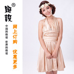 【绝设】2012春夏新款礼服 性感短裙小礼裙 欧式伴娘礼服 4899