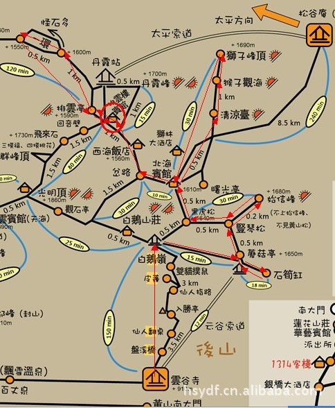 【黄山自助游】黄山旅游路线分解——黄山景区精华部分(三) 黄山阿拉