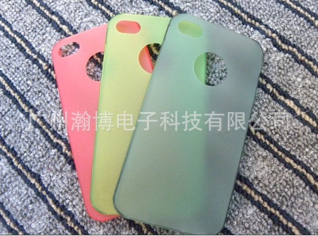 超薄0.5mm磨砂壳 iphone4手机壳 4S保护套 磨砂苹果手机保护壳