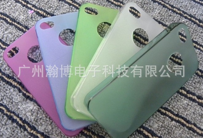 超薄0.5mm磨砂壳 iphone4手机壳 4S保护套 磨砂苹果手机保护壳
