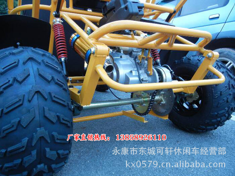 供应全地形四轮摩托车沙滩车卡丁车越野gy6发动机150cc双坐卡丁车