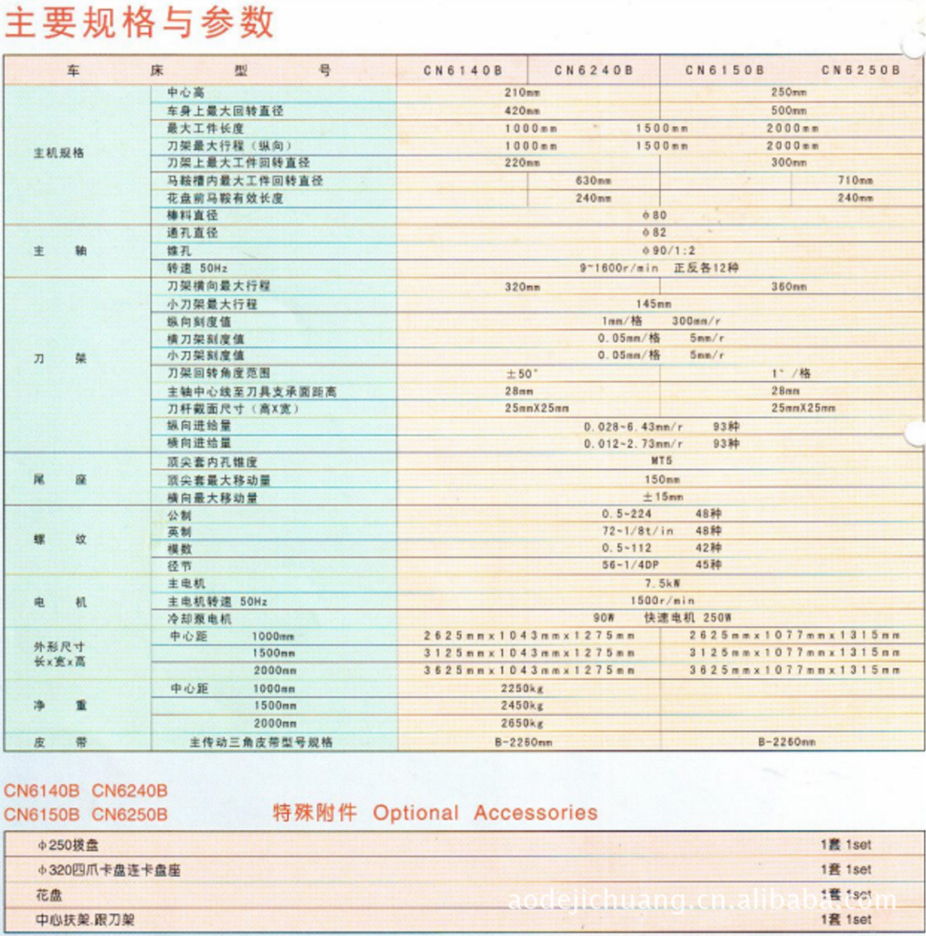 广州南方机床万能型普通车床